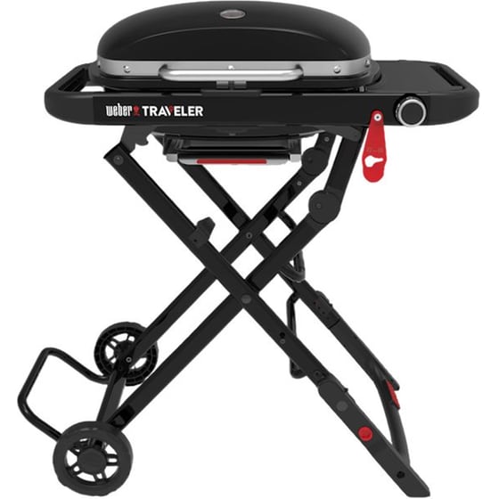 WEBER TRAVELER 3.2 kW Μαύρο Ψησταριά Υγραερίου image 0