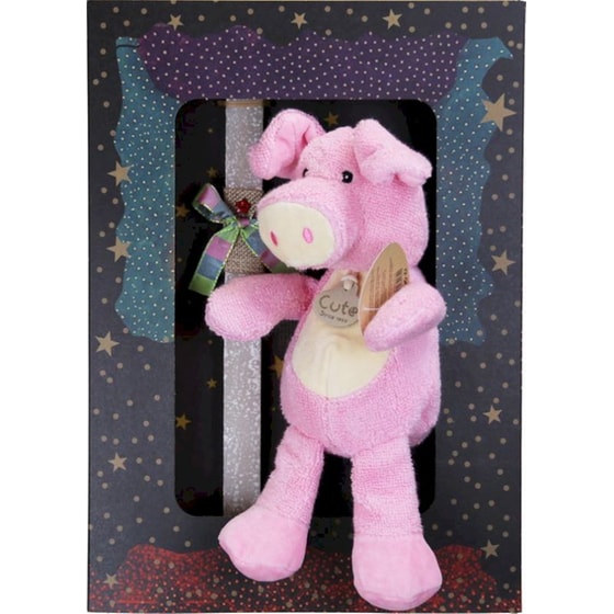 Λαμπάδα Synchronia Λούτρινο Ζωάκι - Γουρουνάκι image 0