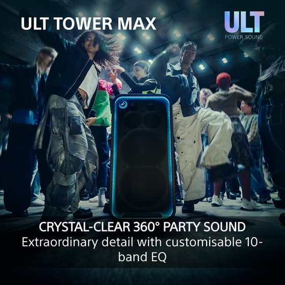 Party Speaker Sony ULT Tower Max 2150W - Black image 3