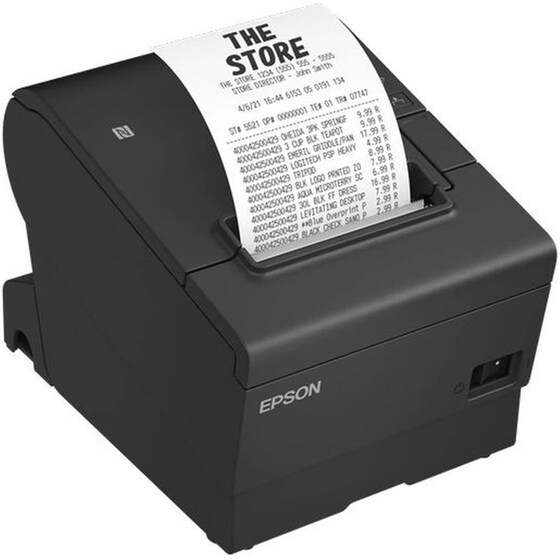 Epson TM-T88VII (112) USB, Eth, Serial, PS, Buzz - Μαύρο image 8