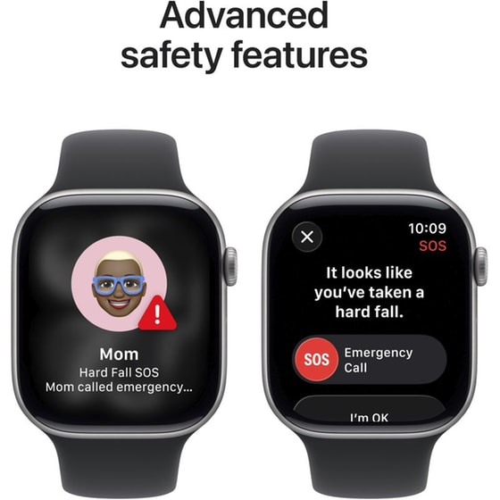 Apple Watch Series 11 GPS 46mm Space Grey Aluminum Case with Black Sport Band - M/L image 6