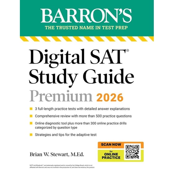 Barron's Digital SAT Study Guide Premium, 2026 image 0