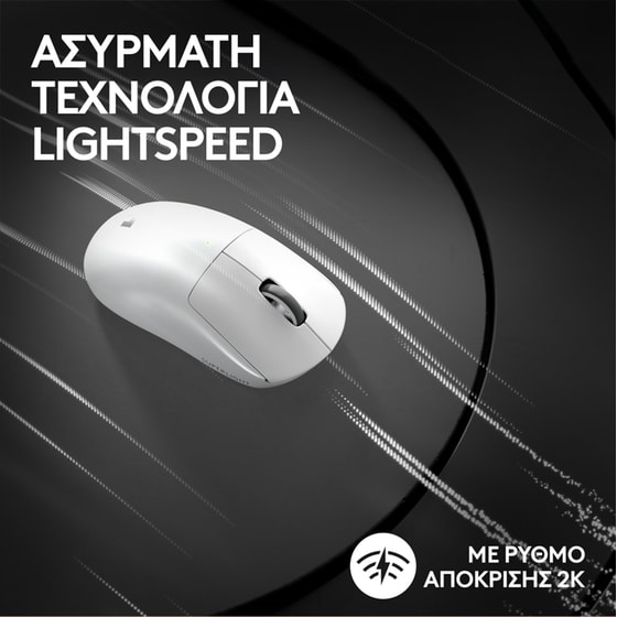 Logitech G G PRO X SUPERLIGHT 2 Lightspeed Gaming Ασύρματο Ποντίκι - Λευκό image 6