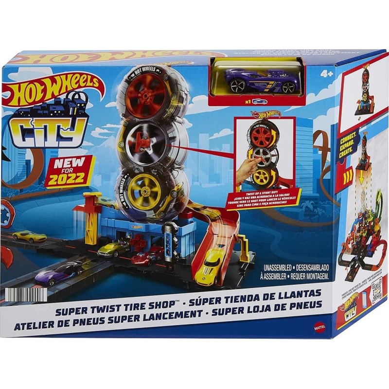 MATTEL Mattel Hot Wheels City Πίστα Συνεργείο Ελαστικών (HDP02)