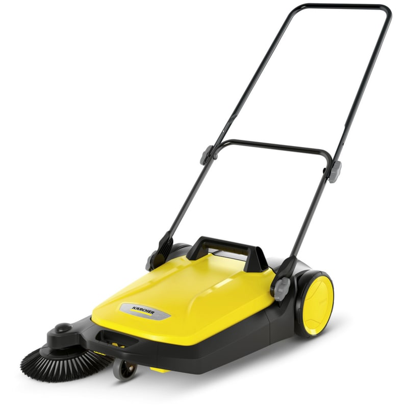 Χειροκίνητο Σάρωθρο KARCHER S 4 με Κάδο 20 Lt Κίτρινο