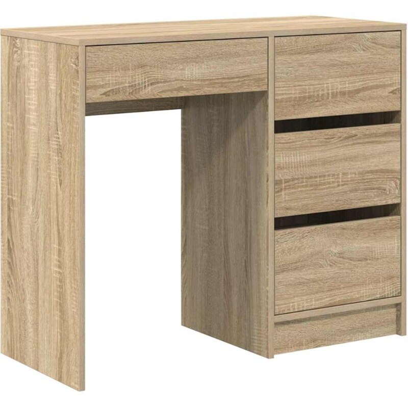 Γραφείο VidaXL από Επεξεργασμένο Ξύλο 90x37,5x75 cm - Sonoma Δρυς