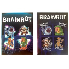 Τετράδιο&nbsp;Καρφίτσα&nbsp;Gim Α4&nbsp;50Φ.&nbsp;Toikido&nbsp;Brainrot