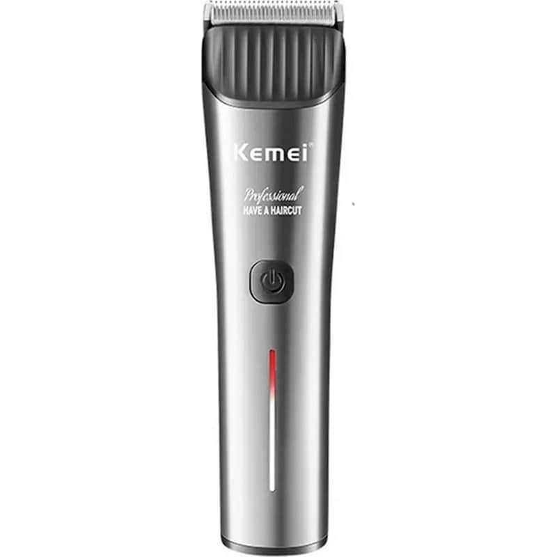 Κουρευτική Μηχανή Kemei KM-2481 Ασημί