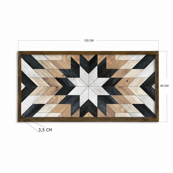 Μοντέρνο Κάδρο 24Mall Γεωμετρικό Σχέδιο 60x120 cm image 1