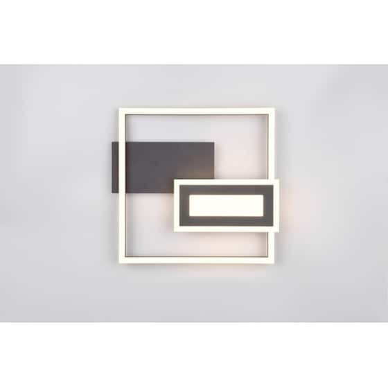 Trio Lighting Πλαφονιέρα Οροφής Μαύρη με Ενσωματωμένο LED image 5