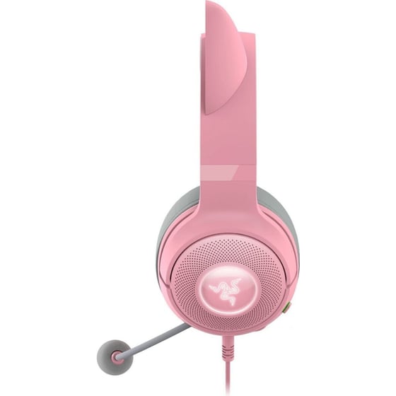 Razer Kraken Kitty V2 Gaming Ενσύρματα Ακουστικά USB με RGB Φωτισμό - Quartz image 3