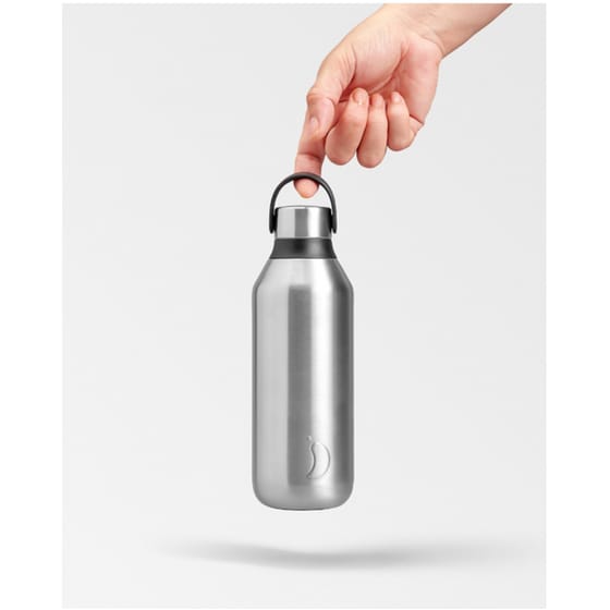 Μπουκάλι Θερμός Chilly's S2 Silver Recycled 500 ml image 4
