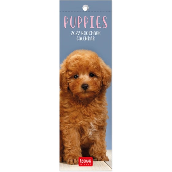 Ημερολόγιο/Σελιδοδείκτης Μηνιαίο 2027 Legami 12M Puppies 5.5 x 18 cm image 0