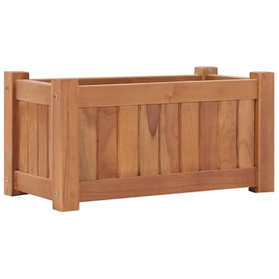Vidaxl Ζαρντινιέρα 50 X 25 X 25 Εκ. Από Μασίφ Ξύλο Teak image 2