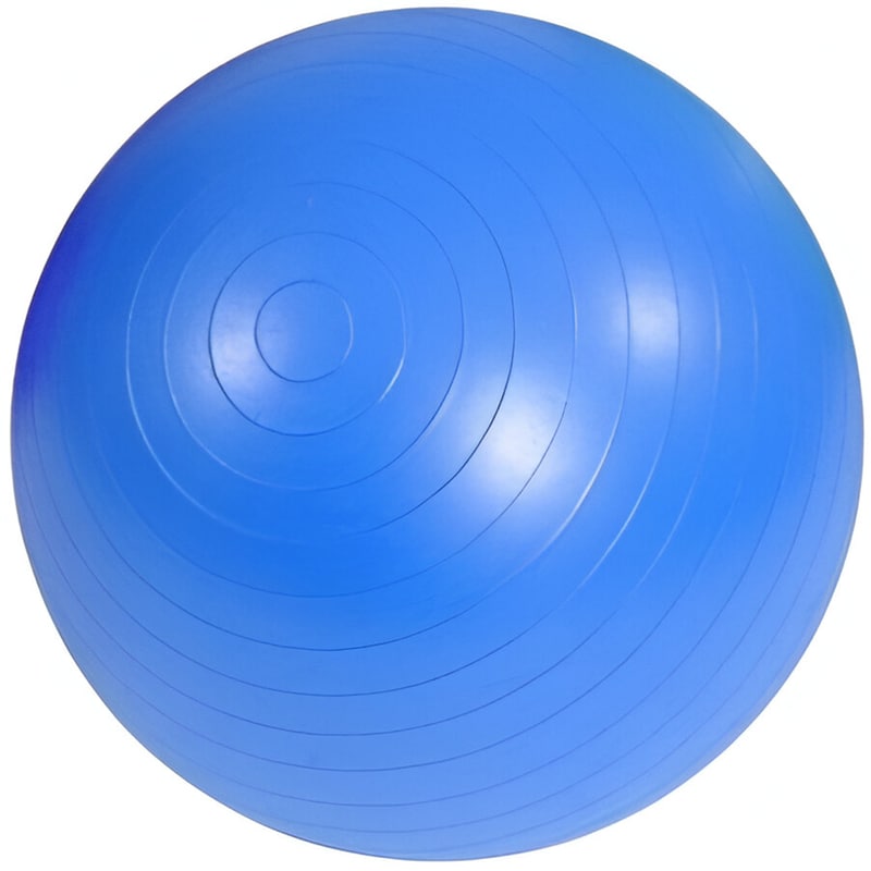 OEM Μπάλα Γυμναστικής Κατάλληλη για Pilates 65 cm από PVC - Μπλε