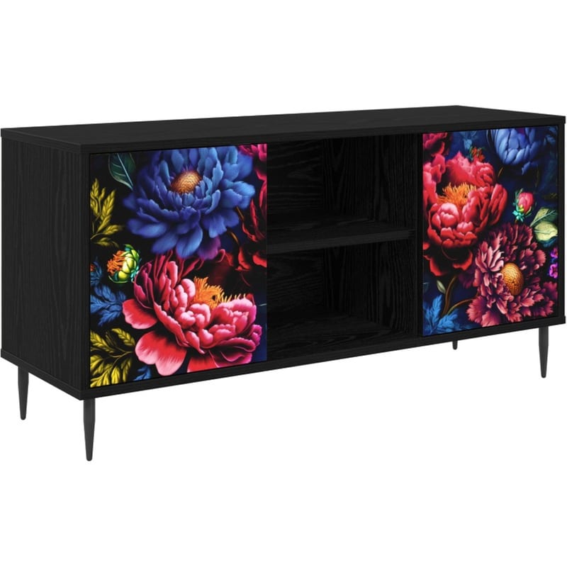 Έπιπλο Τηλεόρασης VidaXL KIEL 102 x 33 x 51 cm - Μαύρη Δρυς