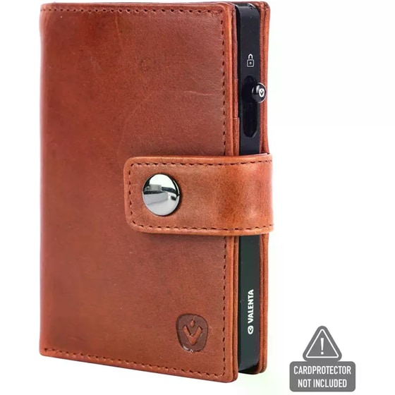 Θήκη Καρτών Valenta Leather Magsafe Luxe Cognac image 2