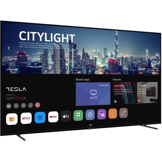 Tesla LED 85" 4K Smart Τηλεόραση 85E645BUW image 4