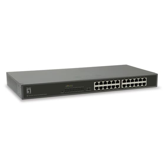 LevelOne OfficeCon FSW-2421 Network Switch Unmanaged L2 10/100 Mbps με 24 Θύρες image 0
