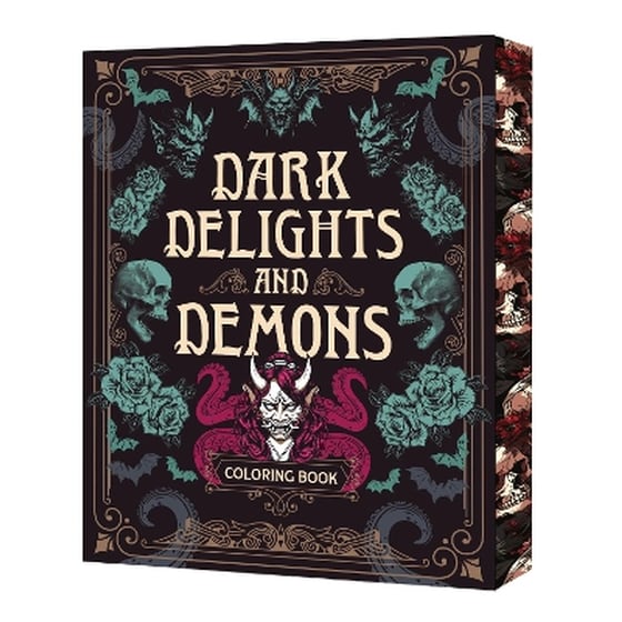 Dark Delights and Demons Coloring Book image 0
