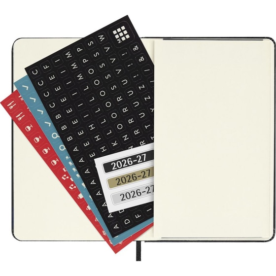 Ημερολόγιο Εβδομαδιαίο 2027 Moleskine 18Μ Pocket Hardcover Μαύρο image 4