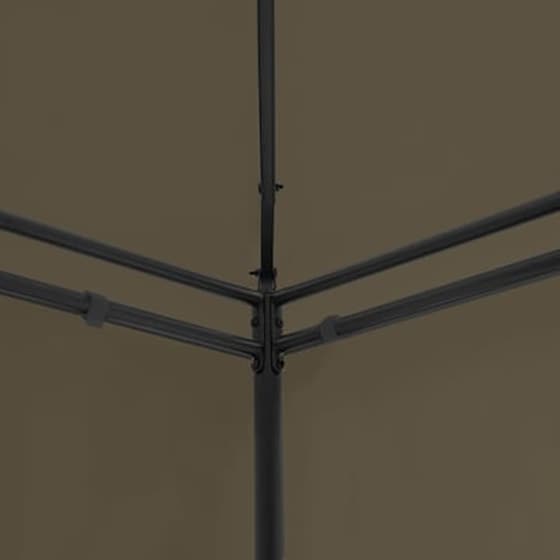 Vidaxl Κιόσκι Με Κουρτίνες Taupe 600 X 298 X 270 Εκ. 180 Γρ./μ² image 3