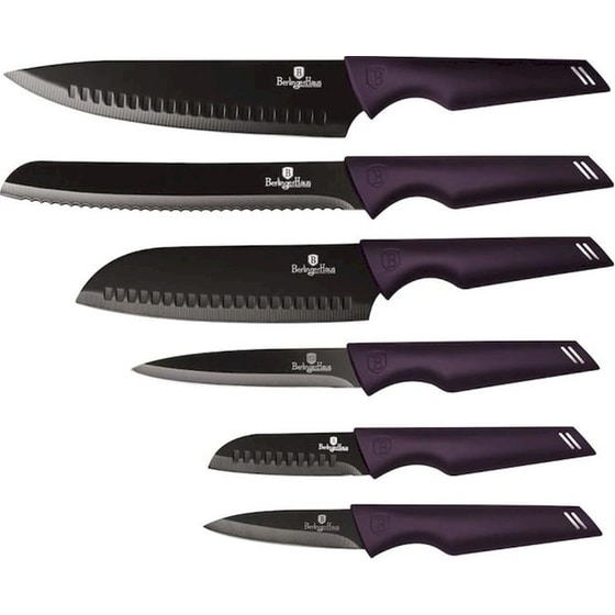 Σετ Μαχαίρια Berlinger Haus Purple Eclipse Collection από Ανοξείδωτο Ατσάλι 6 Τμχ image 0