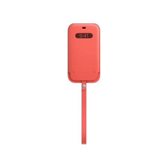 Θήκη Apple iPhone 12 Pro Max - Apple Leather Sleeve with MagSafe - Pink Citrus image 0