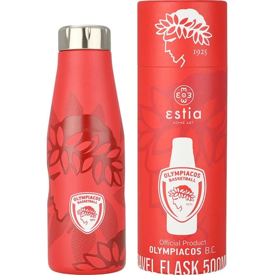 Μπουκάλι Θερμός Estia Home Art Travel Flask Save the Aegean Olympiakos BC 500ml image 0