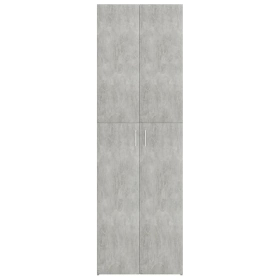 Ντουλάπα Γραφείου VidaXL από Μοριοσανίδα 60x32x190 cm - Γκρι Σκυροδέματος image 5