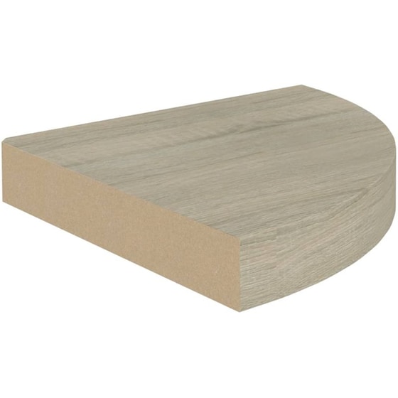 Ράφια Τοίχου VidaXL από MDF 25x25x3.8 cm 4 Τμχ -  Μπεζ image 2