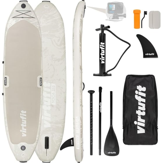 Φουσκωτή Σανίδα SUP VIRTUFIT YOGA 355 335x84x15cm - Μπεζ image 0
