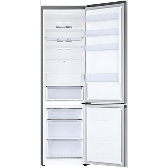 SAMSUNG RB38C672ESA/EF Full No Frost 390 Lt Ασημί Ψυγειοκαταψύκτης image 3