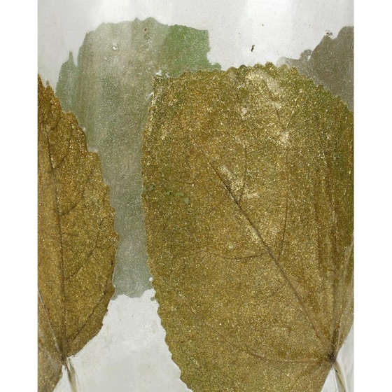 Κηροπήγιο ArteLibre Φύλλα Διάφανο Γυάλινο 20 x 20 x 20 cm image 3