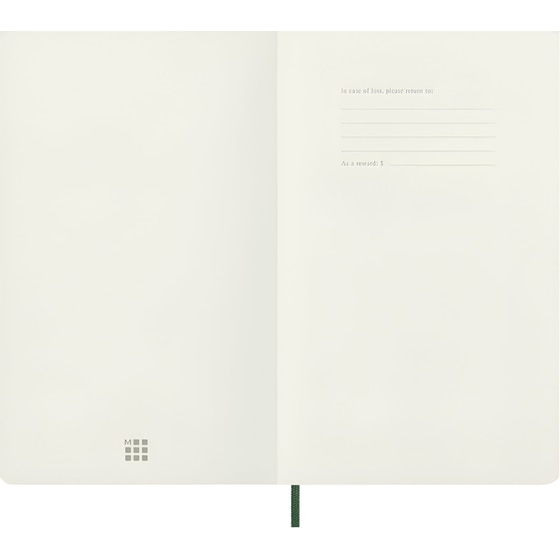 Σημειωματάριο Moleskine Καρέ Large Πράσινο (1 Τεμάχιο) image 1