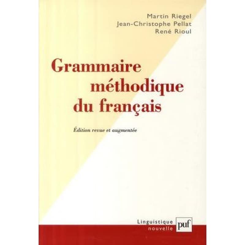 Grammaire methodique du francais