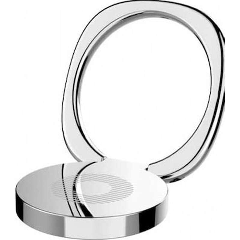 BASEUS Βάση Στήριξης Επιτραπέζια Baseus Ring Magnetic 360 - Ασημί