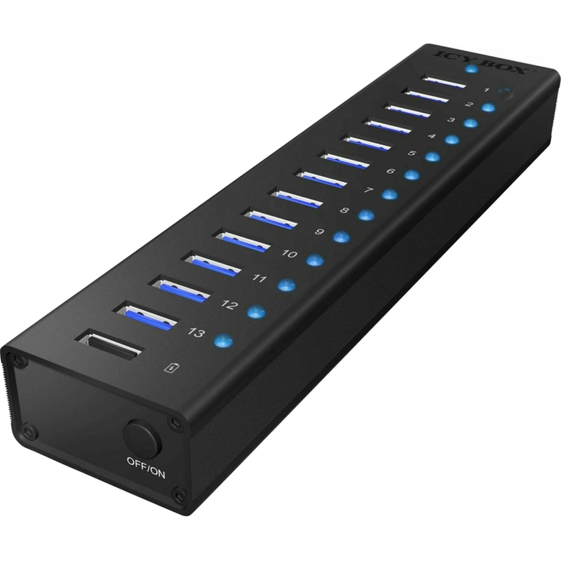 ICY BOX Icy Box IB-AC6113 USB Hub 14-Port USB 3.0 συμβατό με USB-A