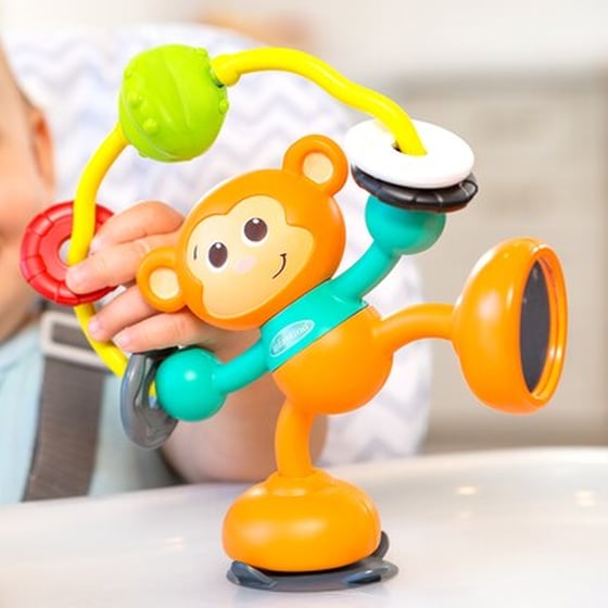 Infantino Παιχνίδι Με Βεντούζα ,μαϊμού Stick And Spin High Pal B-930-216267-03 image 2