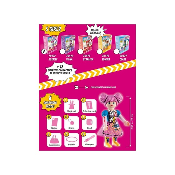 Playmobil 70472 Ροζαλια Comic World image 3