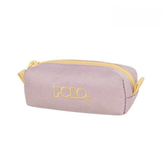 Κασετίνα Βαρελάκι Polo Original Wallet Λιλά/Χρυσό image 1