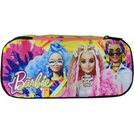 Κασετίνα Οβάλ GIM με 2 Θήκες Barbie Extra