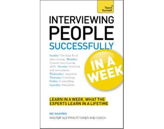 Interviewing People Successfully in a Week: Teach Yourself image 0