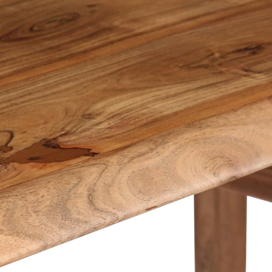 Γραφείο Μελέτης VidaXL από Μασίφ Ξύλο Ακακίας 110x50cm - Φυσικό image 5