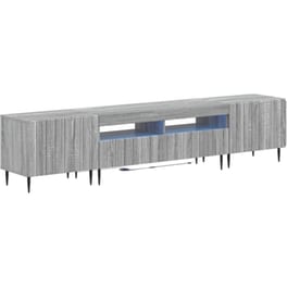 Έπιπλο Τηλεόρασης VidaXL με LED 5 τμχ 198 x 35 x 43 cm - Γκρι Sonoma