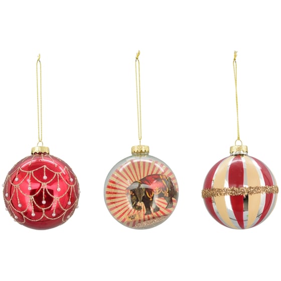 Χριστουγεννιάτικο Στολίδι Exner Πλαστικό 1 Τμχ - Μπάλα image 0