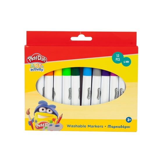 Μαρκαδόροι Ζωγραφικής Washable 6mm (12 Τεμάχια) image 0