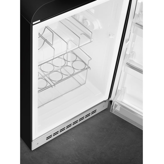 SMEG FAB10HRBL6 135 Lt Μαύρο Ψυγείο Μονόπορτο image 4