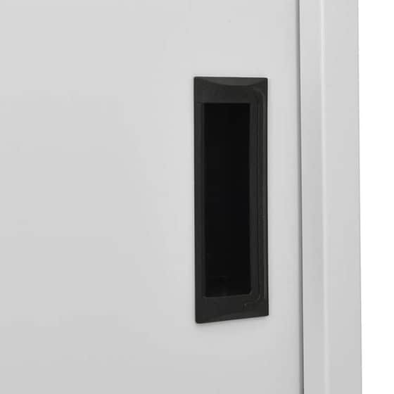 Ντουλάπα Γραφείου VidaXL με Συρόμενη Πόρτα από Ατσάλι 90x40x180 cm - Ανοιχτό Γκρι image 6