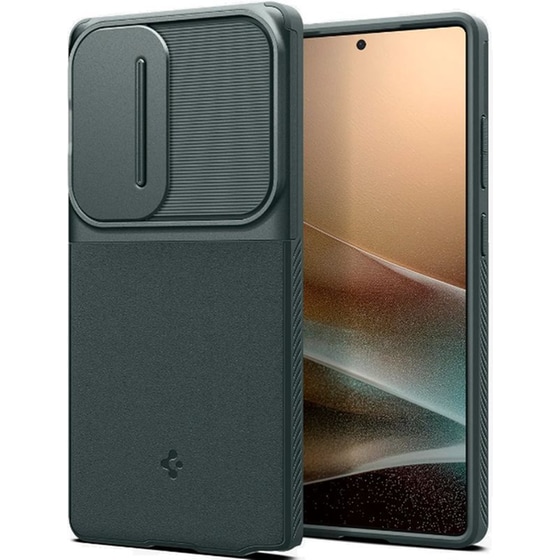 Θήκη Samsung Galaxy S25 Ultra - Spigen Optik Armor - Abyss Green image 0